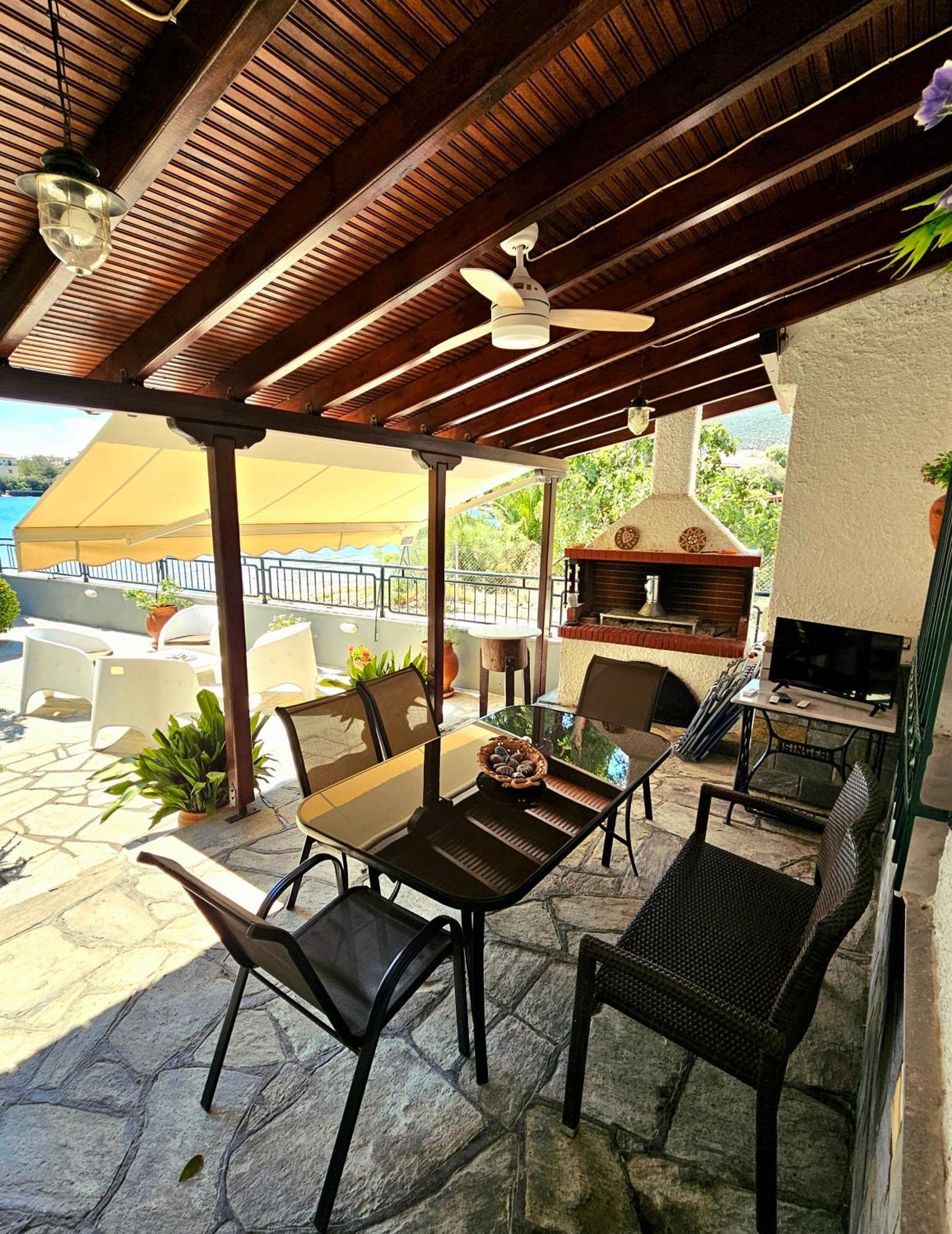 Polianthi Seaside House Vila Marathos  Exterior foto